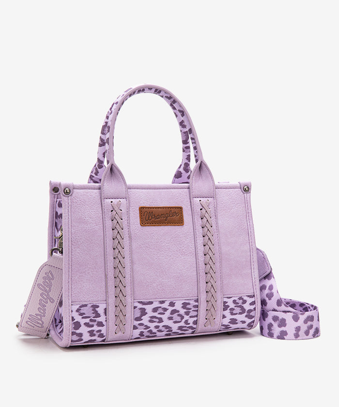 Wrangler Cow Print Crossbody Tote Bag for Women - Stylish Western Handbag for Everyday Use, Shopping & Travel