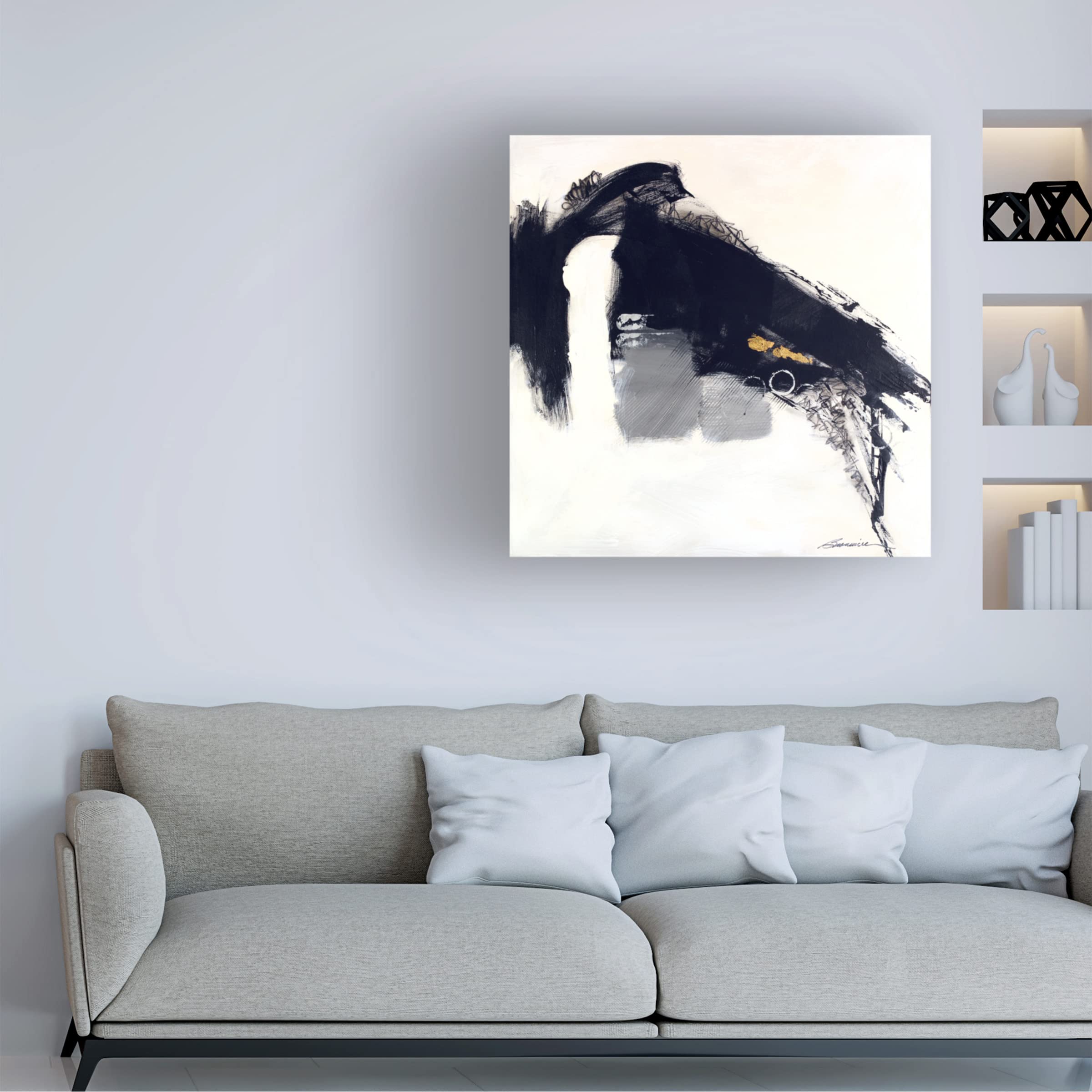 Trademark Fine Art 'The Homestead' Canvas Wall Art by Beau Wild - Perfect for Living Room, Bedroom & Office Decor