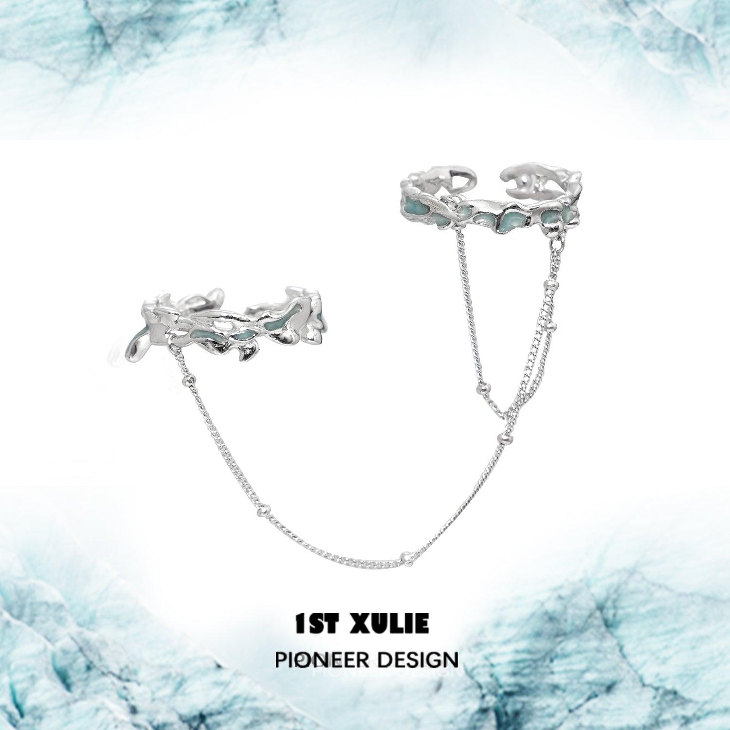 Sterling Silver Chain Rings Set for Women - Elegant Stackable Rings - Perfect for Everyday Wear, Gifts & Special Occasions