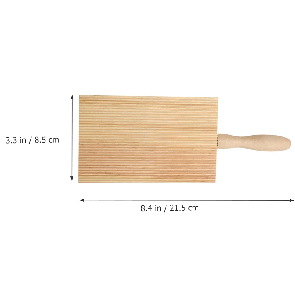 Premium Wooden Gnocchi Board & Pasta Maker - Handcrafted Kitchen Tool for Homemade Gnocchi, Spaghetti & Pasta | Perfect for Italian Cooking, DIY Pasta Night & Gourmet Food Preparation