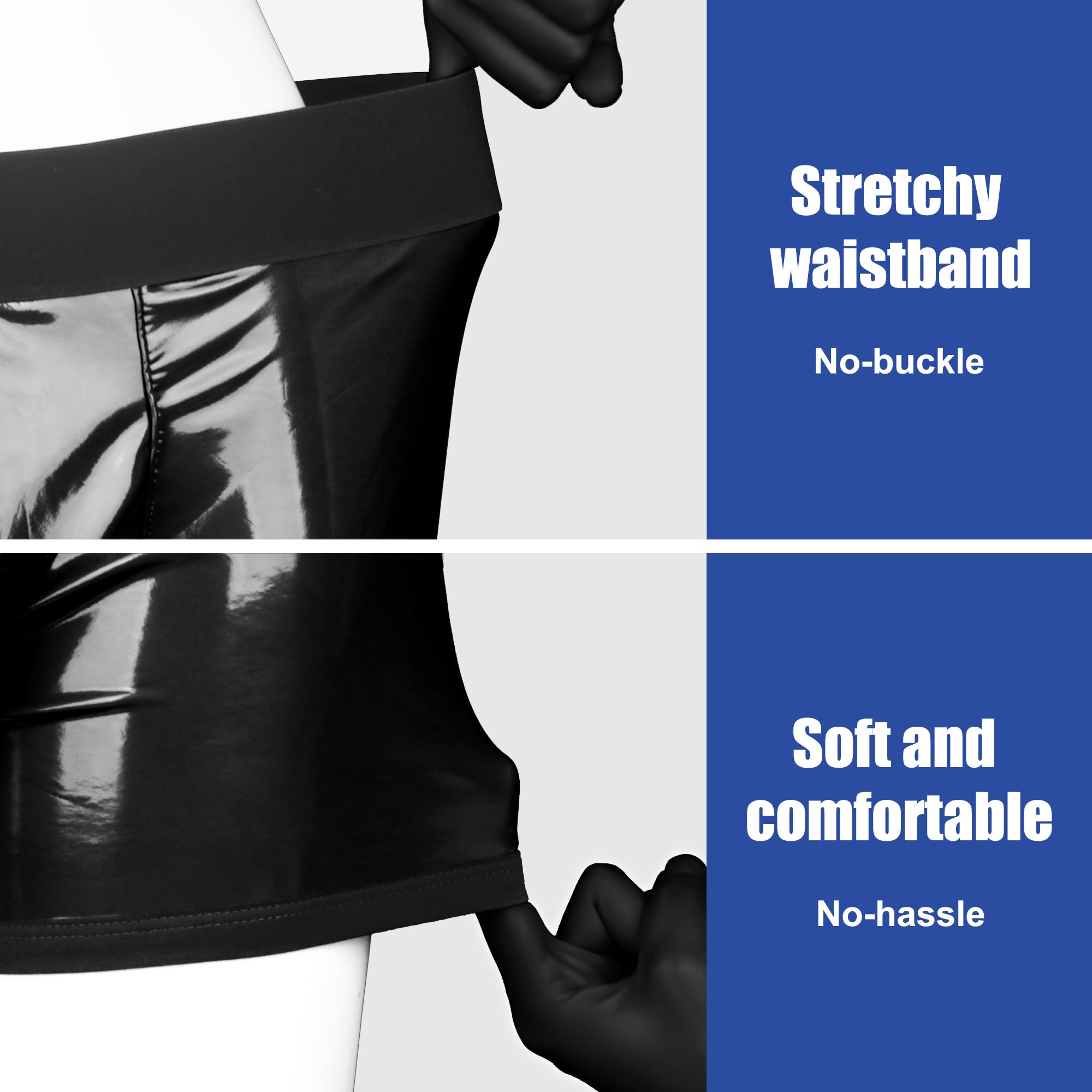 Premium Faux Leather Strap-On Harness Shorts for Women & Men - Adjustable Unisex Pegging Underwear with Hollow Strapless Dildo - Perfect for Lesbian Couples & Adult Play - M/L Size - Ultimate Comfort & Control for Intimate Moments