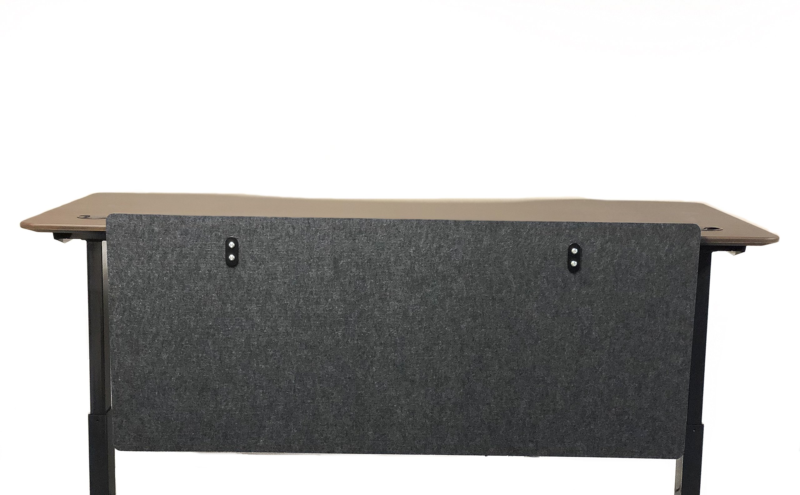 ApexDesk Artsonic 54-Inch Standing Desk Privacy Panel - Polyester Fiber Divider with Clamps for Office & Home Workspace (54