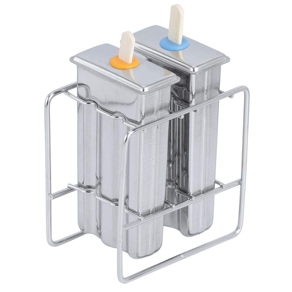 Fdit 2 Pack Stainless Steel Popsicle Molds - DIY Ice Cream & Ice Pop Maker for Homemade Treats - Perfect for Summer Snacks, Kids Parties & Healthy Desserts