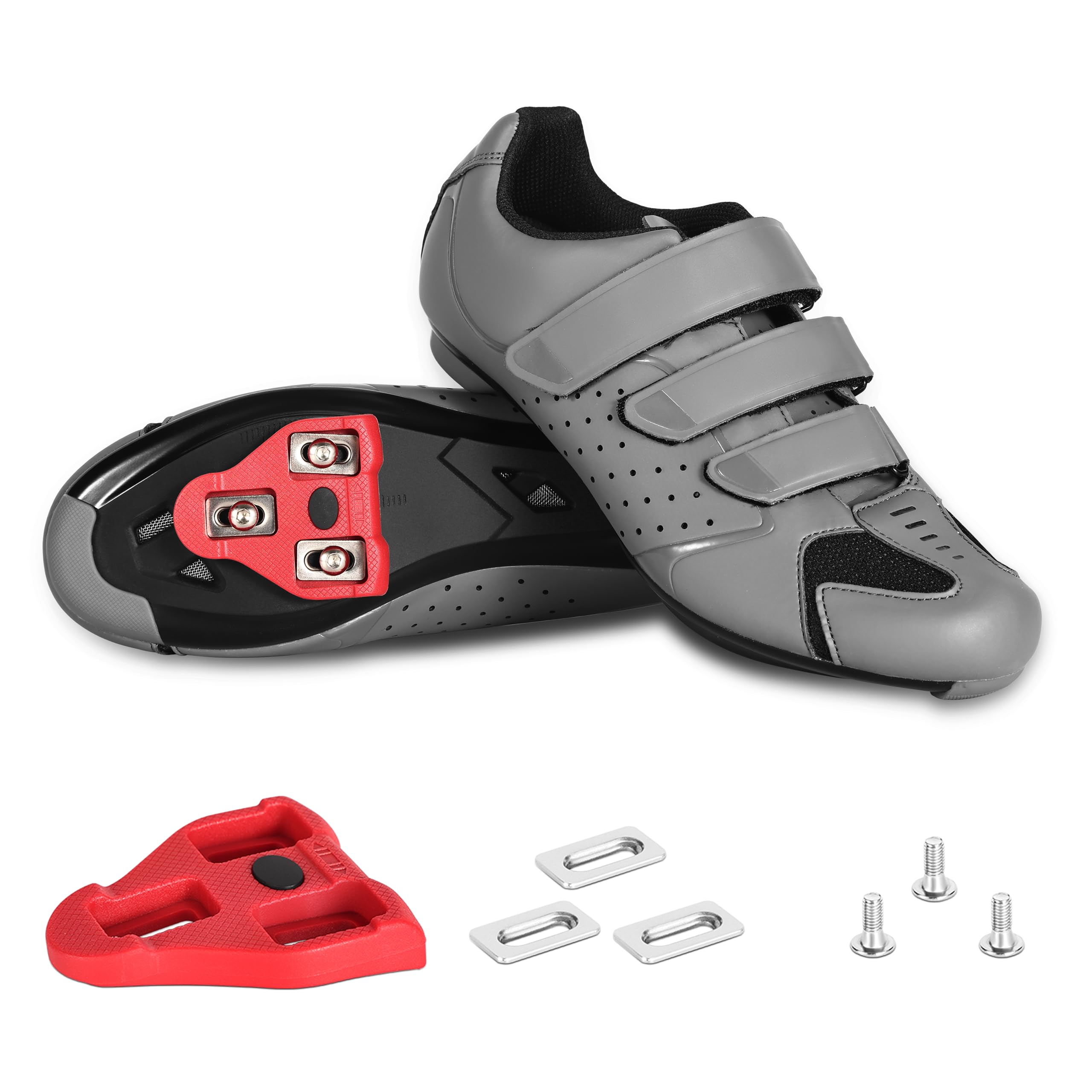 **Men's & Women's SPD & Delta Compatible Cycling Shoes for Peloton Bike - Unisex Indoor/Outdoor Spin & Road Bike Shoes with 3-Bolt Cleats - Perfect for Gym, Studio & Outdoor Riding**