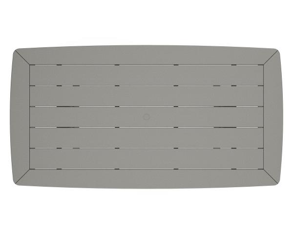 Polywood Black Nautical Trestle 38 x 73 Inch Bar Table - Outdoor & Indoor Dining, Patio, Deck, Backyard, Restaurant Furniture