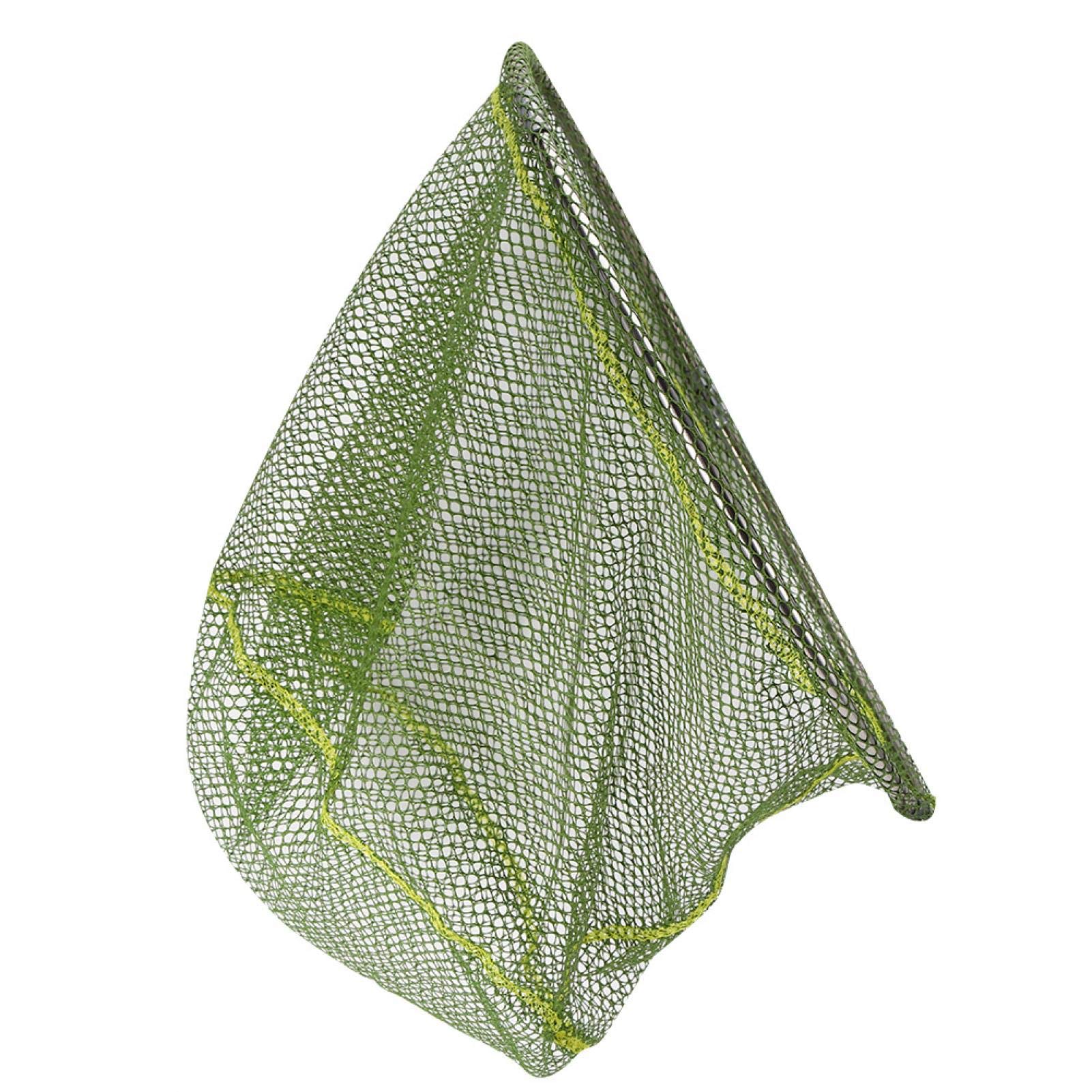 **Premium Floating Fishing Landing Net - 3-Layer Stainless Steel Mesh for Saltwater & Freshwater Fishing - Durable & Lightweight for Anglers (Green) - Ideal for Kayak, Boat, and Shore Fishing**