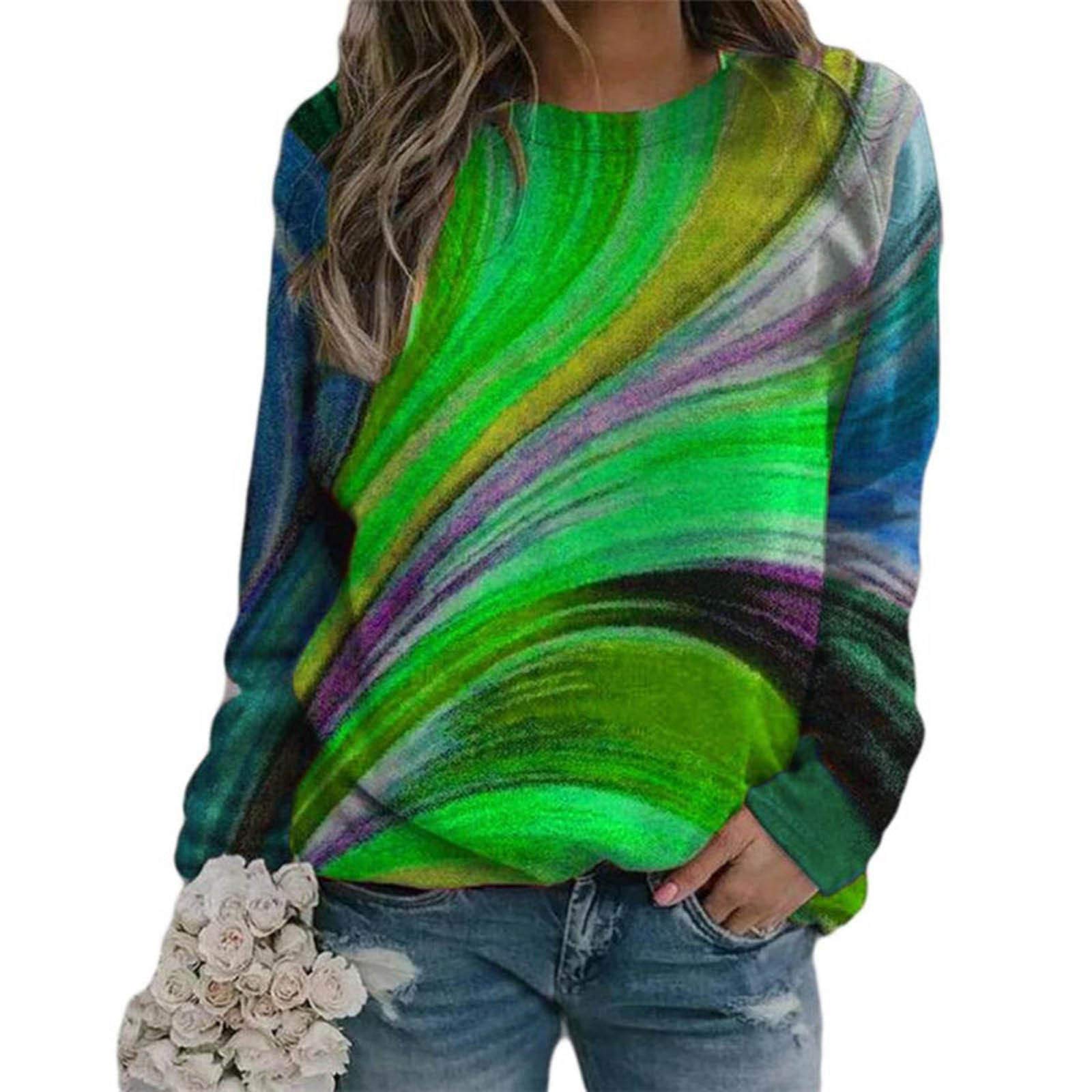 Women's Casual Long Sleeve Crewneck Tunic Top - Summer & Fall Basic Tee Shirt for Everyday Wear | Perfect for Office, Weekend Outings & Layering