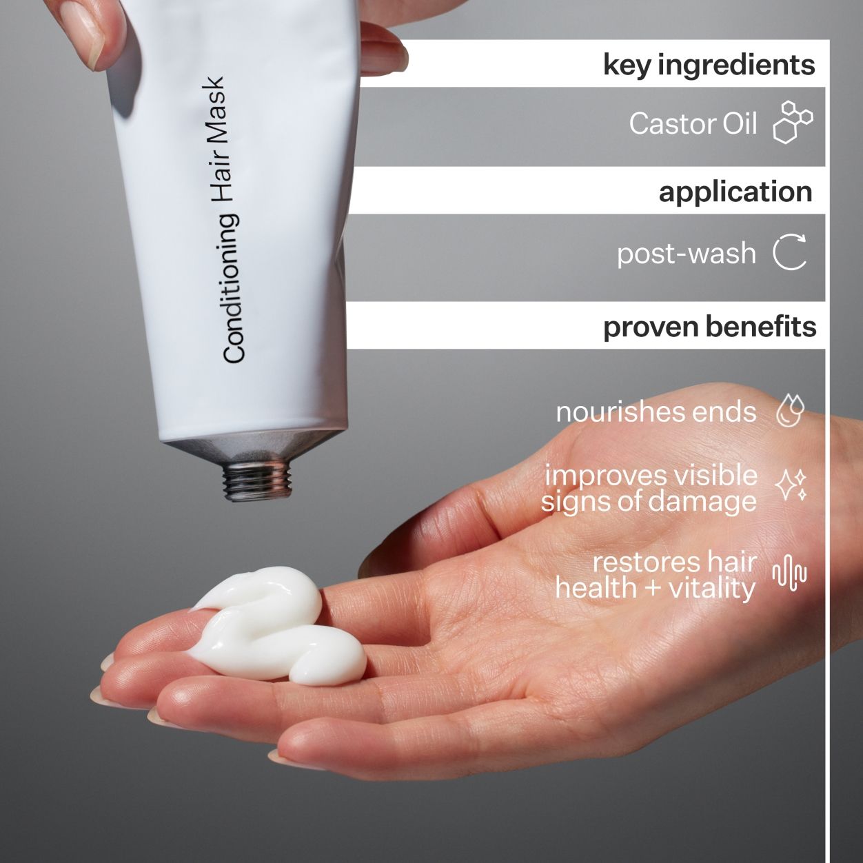 Best Deep Conditioning Hair Mask for Dry & Damaged Hair - Repair & Hydrate - At-Home Salon Treatment for Smooth & Shiny Hair