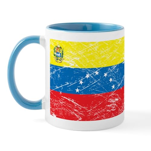 White/Blue Inside - Vintage Venezuela Flag Mug