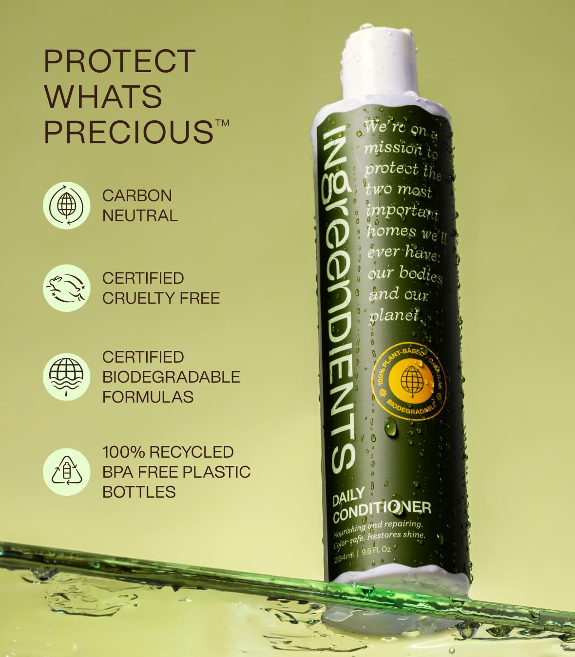 Organic Tea Tree Hair Conditioner - Sulfate-Free, Color-Safe, Silicone-Free, Cruelty-Free with Shea Butter & Jojoba Oil | Hydrating & Soothing for Dry, Itchy Scalp - Perfect for Daily Use & Color-Treated Hair