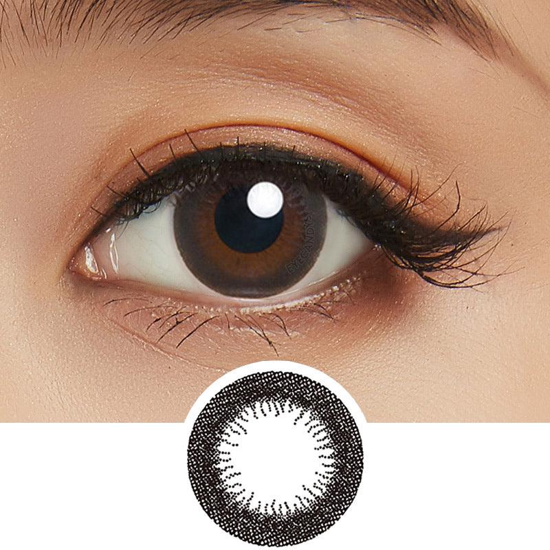 Lucia 1 Day Natural Black Colored Contact Lenses (10 Pack) - Perfect for Halloween, Cosplay & Daily Wear