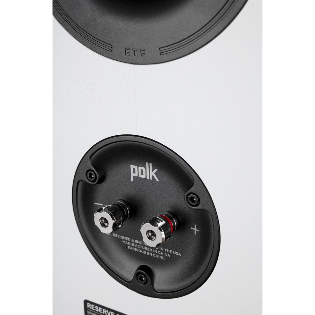 Polk Reserve R100 Bookshelf Speakers (Pair) - Premium Hi-Fi Audio for Home Theater & Music Listening - Perfect for Living Room, Office & Studio Use