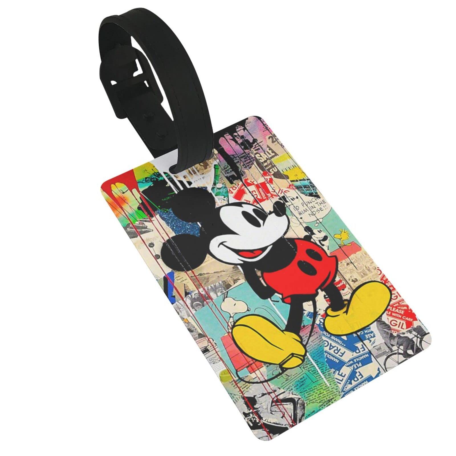 Cute Anime Luggage Tags for Suitcases - Personalized Travel Bag Tags with Name ID Label for Kids, Women & Men - Perfect for Airports, Business Trips & Vacation Travel Accessories