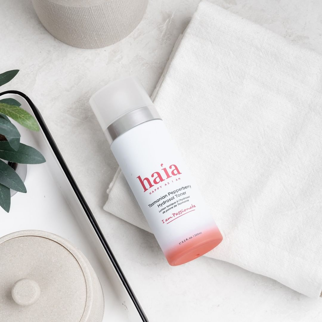 Haia Tasmanian Pepperberry Hydrosol Toner for Face - Organic Hydrating Facial Mist for Sensitive Skin | Perfect for Daily Skincare Routine & Post-Workout Refreshment