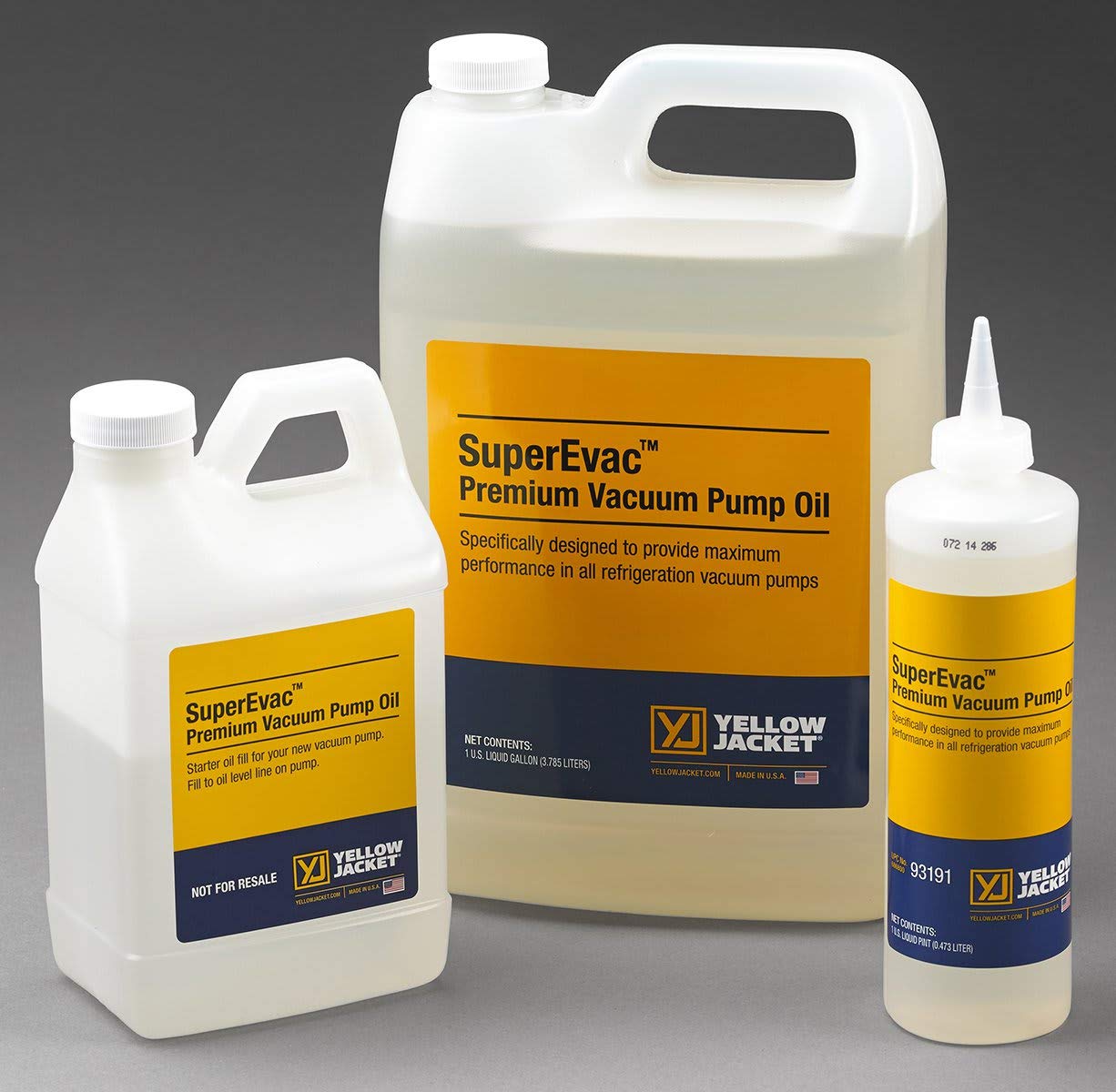 Yellow Jacket 93096 Vacuum Oil - 6 Gallons for HVAC Maintenance