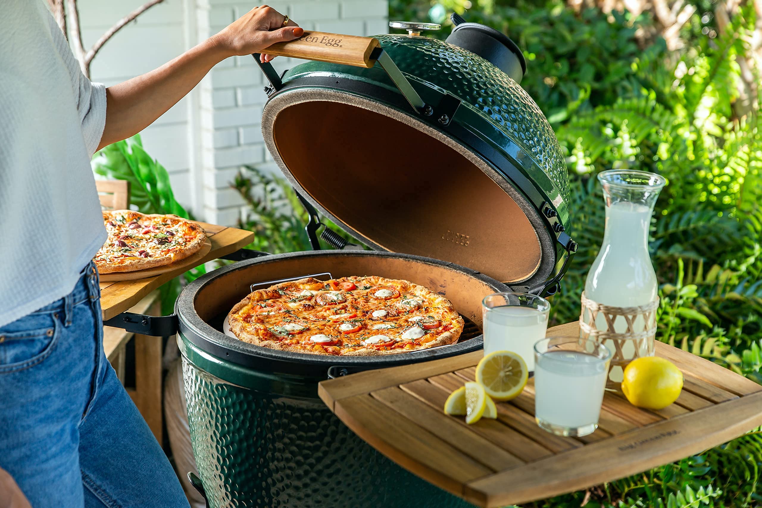 Cuzi Gourmet XL 4-Piece Pizza Stone Set - 15