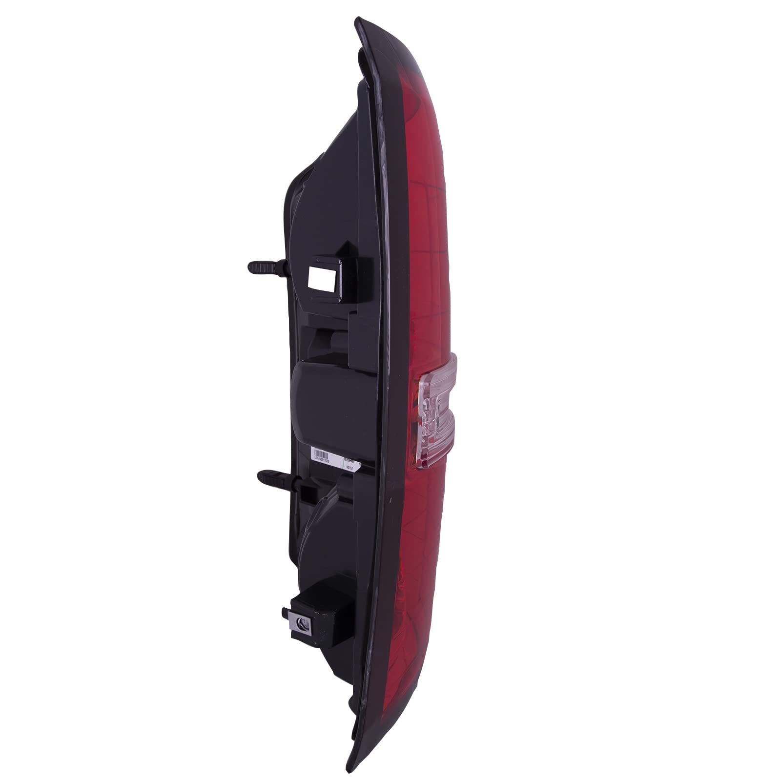 HEADLIGHTSDEPOT LED Tail Lights Set - Chrome Housing, Simple Design - Left & Right Pair Compatible with 2014-2015 GMC Sierra 1500/Denali - Perfect for Night Driving & Enhanced Visibility