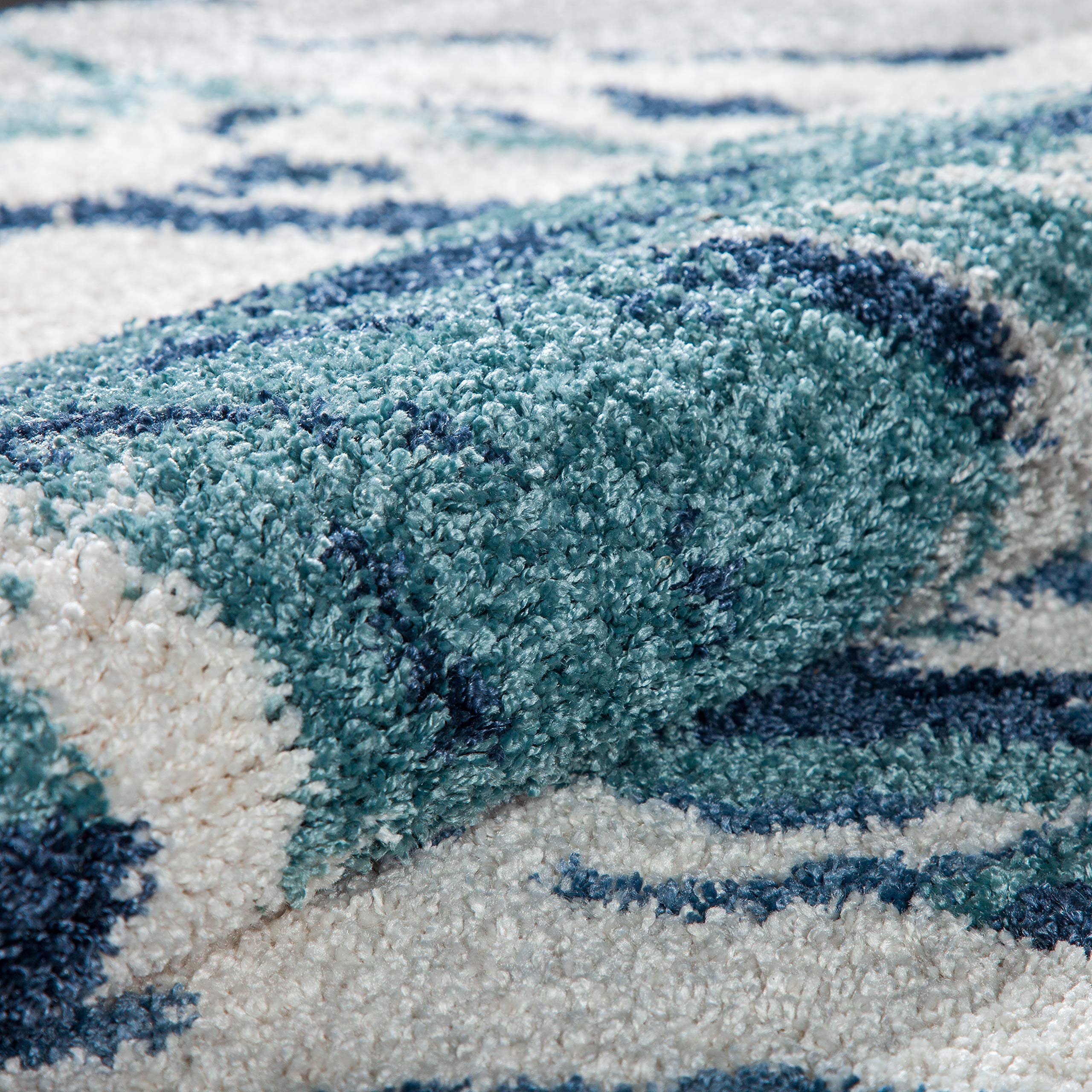 Addison Rugs Reston 8'X10' Blue Area Rug - Soft Modern Living Room Carpet for Bedroom, Dining Room & Home Decor