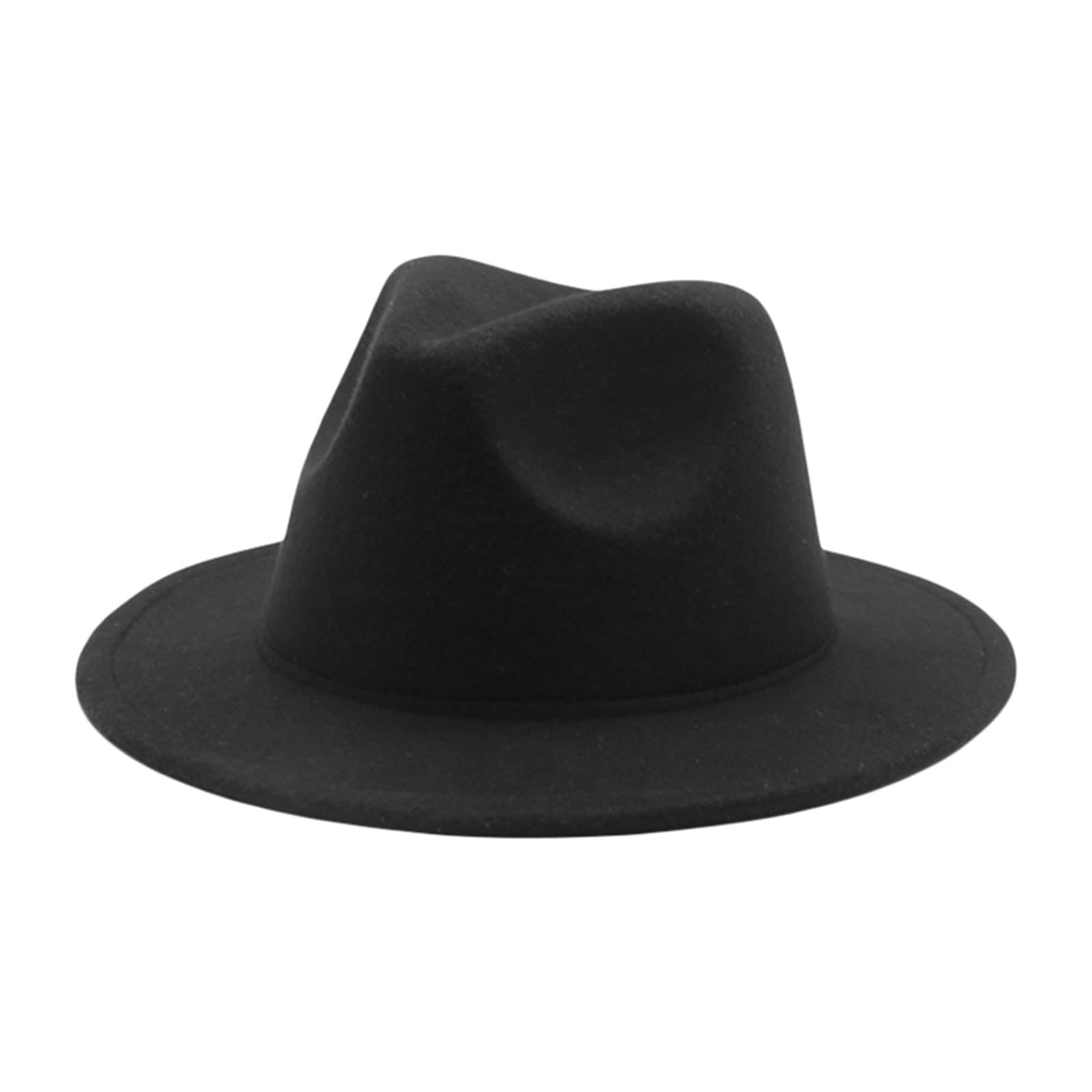 Stylish Solid Color Kids Fedora Hat - Classic Wide Brim Jazz & Cowboy Hat for Toddler Boys & Girls | Perfect for Dress Up, Costume Parties, Music Performances & Outdoor Sun Protection