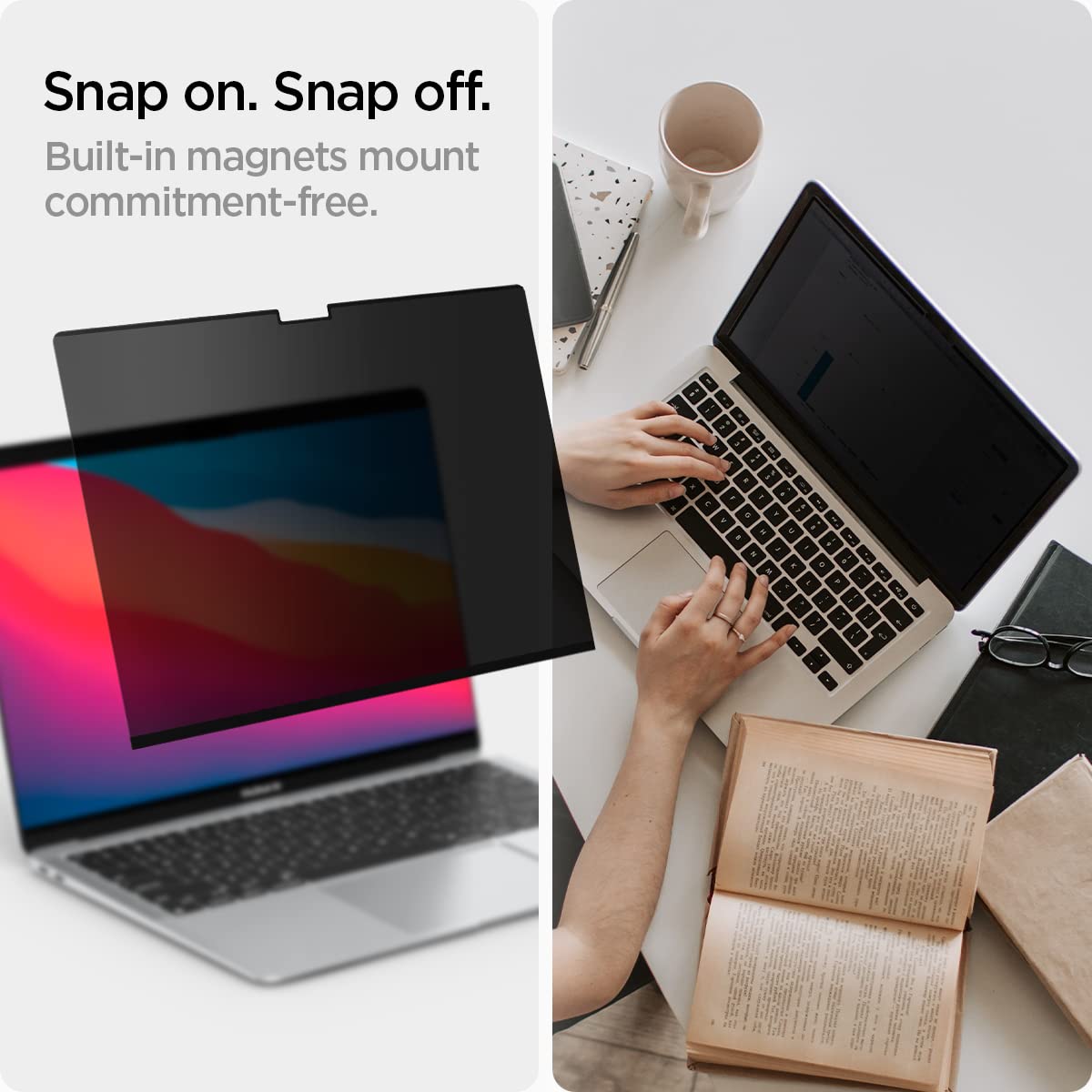 Spigen Privacy Screen Protector for MacBook Pro 13