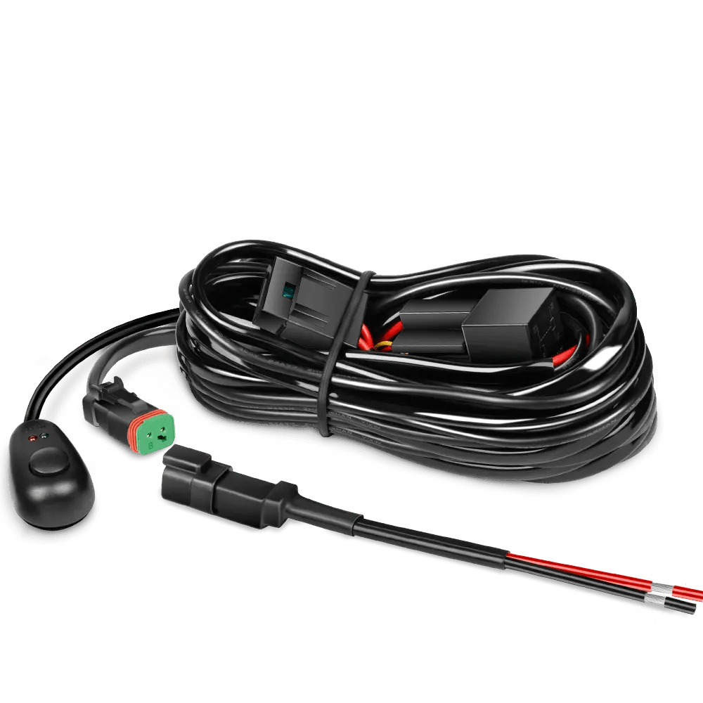 16AWG DT Connector Wire Harness Kit with 12V On/Off Switch - 1 Lead for Automotive, Marine, and DIY Electrical Projects