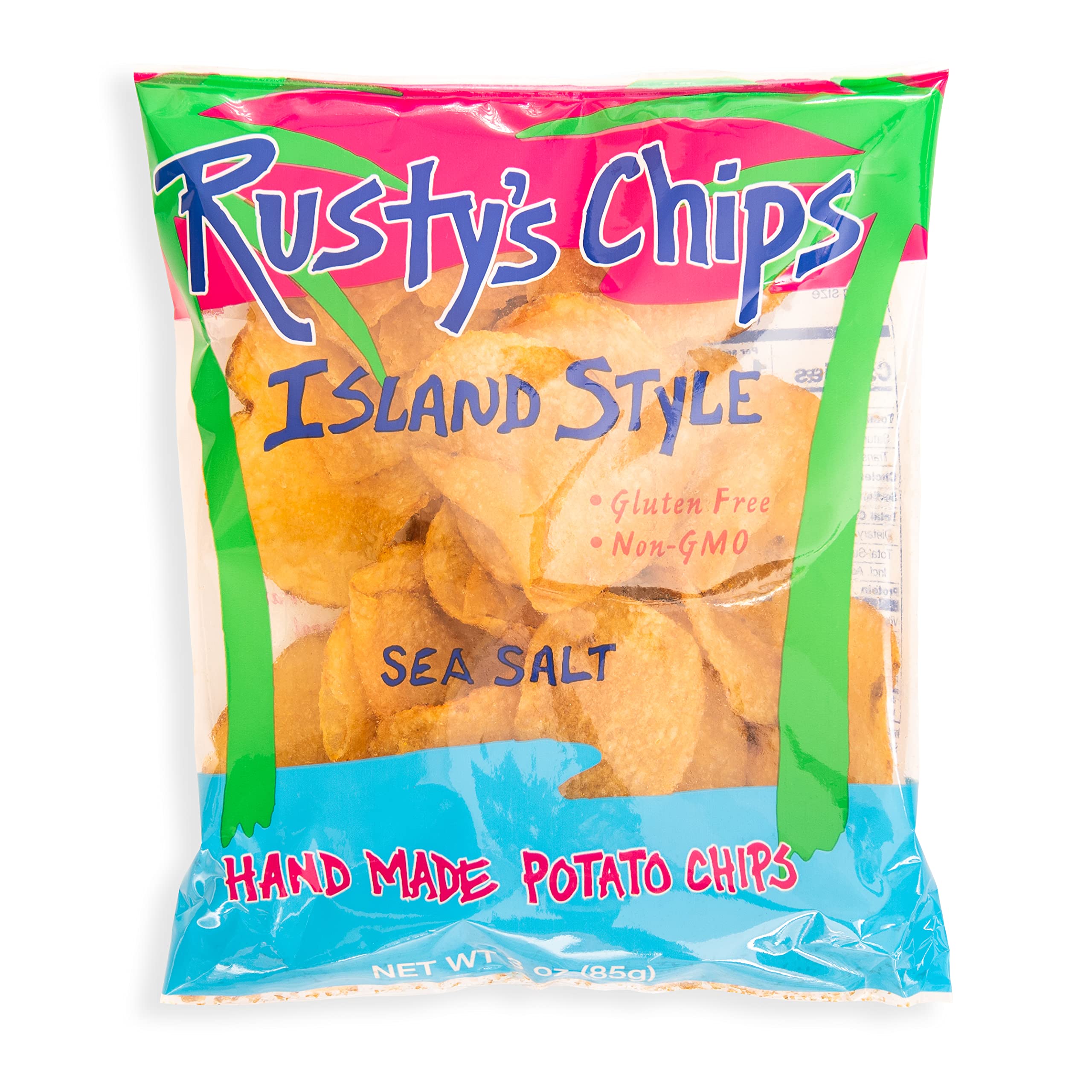Rusty's Crunchy Gluten-Free Chips - Healthy Vegan Snacks, Non-GMO, No Preservatives - Perfect for Lunchboxes, Road Trips & Office Snacking