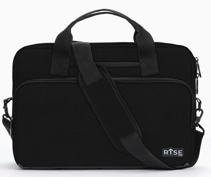 Rise K12 Horizon Carry Case with Pouch & ID Window - Durable School Backpack for Laptops & Tablets (2 Size Options) - Perfect for Students, Teachers & Office Professionals