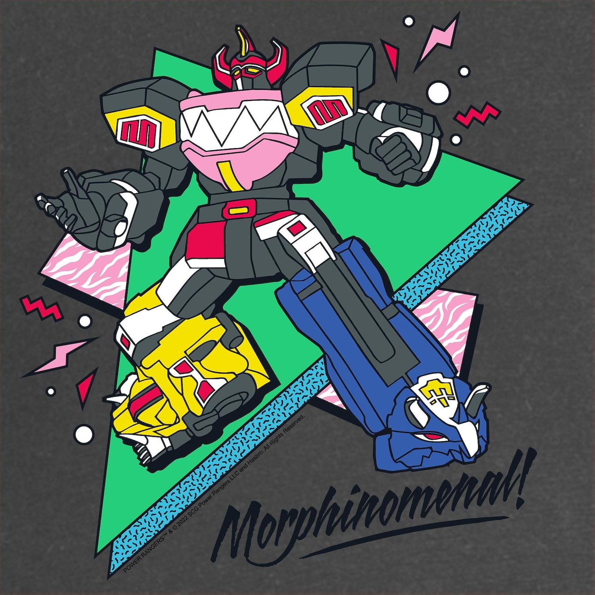 Power Rangers Morphinome Women's Maternity T-Shirt - Ruched Side Design for Comfort - Perfect for Pregnancy, Baby Showers & Casual Wear