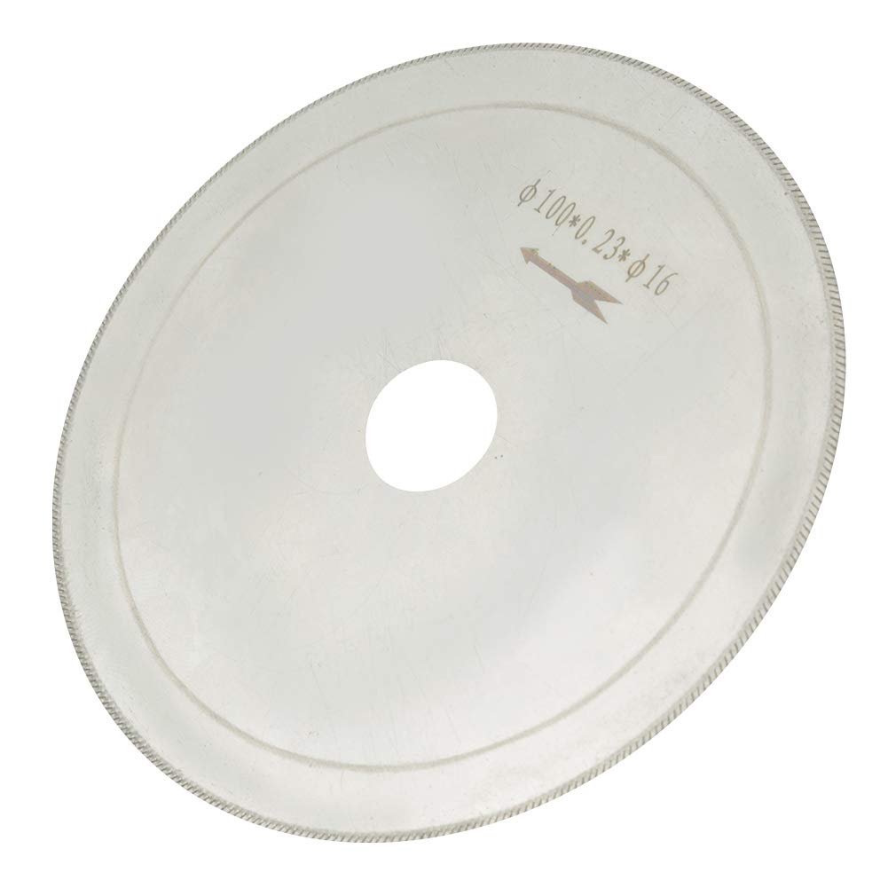 10pcs Ultra Thin Diamond Saw Blades 100mm - Lapidary Jewelry Cutting Blades for Angle Grinder & Tile Saw - Perfect for Porcelain Tiles, Granite, Marble Cutting - DIY Gems, Stone, Ceramic Projects