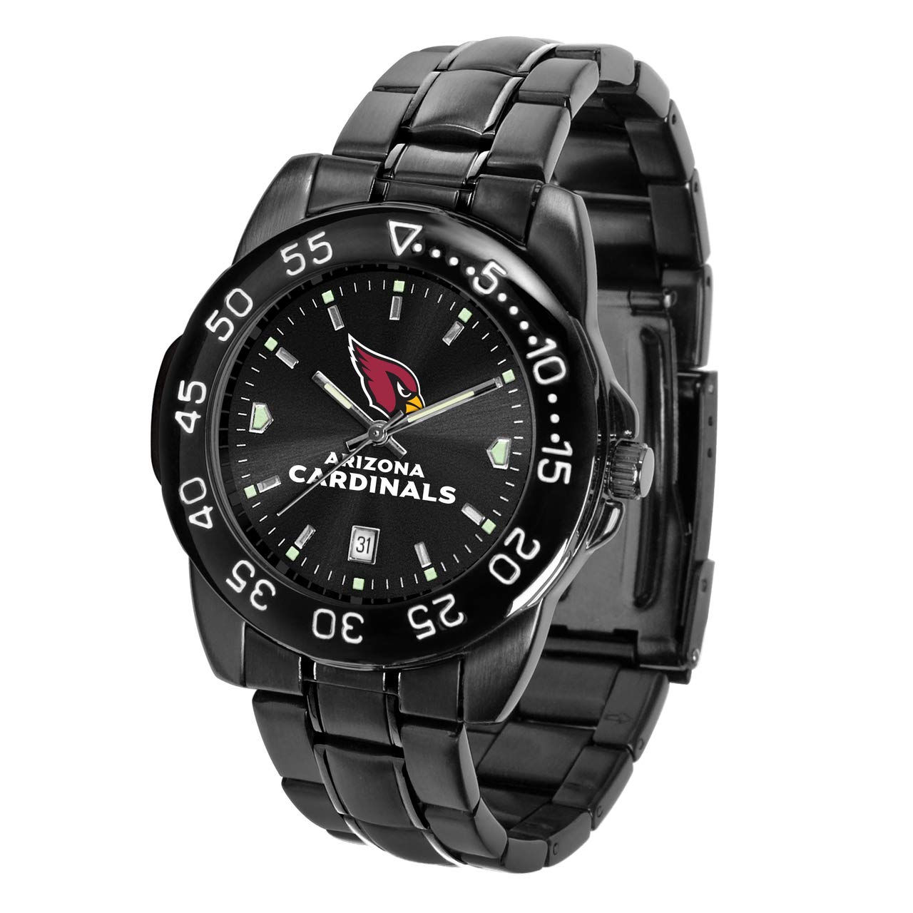 Game Time NFL Men's Fantom Wrist Watch - AnoChrome Black One Size - Stylish Sports Watch for Football Fans, Game Day & Everyday Wear