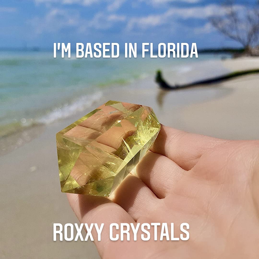 Natural Pure Citrine Gemstone - Large Double Terminated Healing Crystal for Chakra Balancing, Wealth Manifestation & Meditation | Perfect for Reiki, Metaphysical Practices & Spiritual Wellness