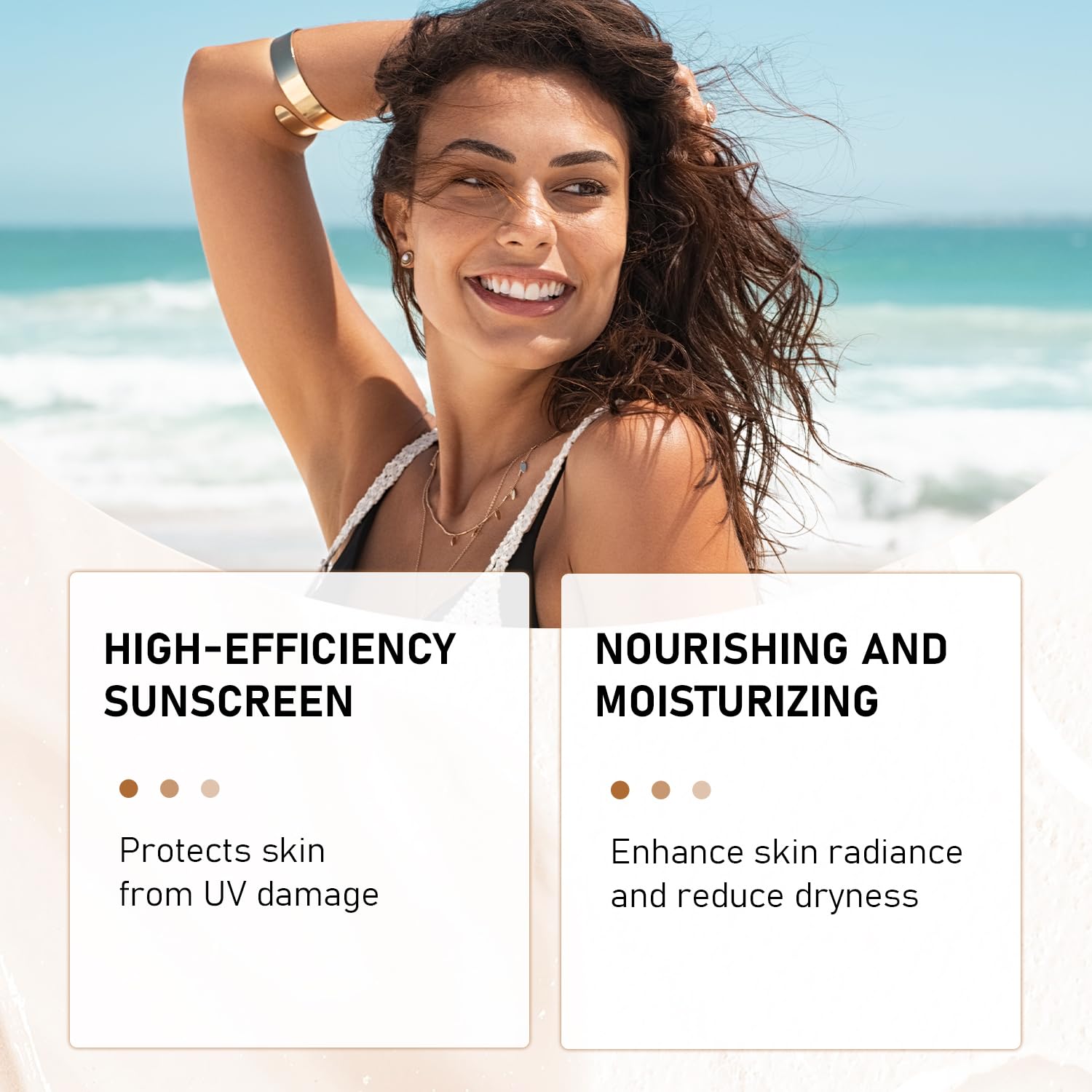 BB Blur Tinted Moisturizer SPF 30 - Natural Finish BB Cream with Broad Spectrum Sunscreen & Built-in Brush, 2PCS Set | Daily Wear, Makeup Base & Sun Protection for Flawless Skin