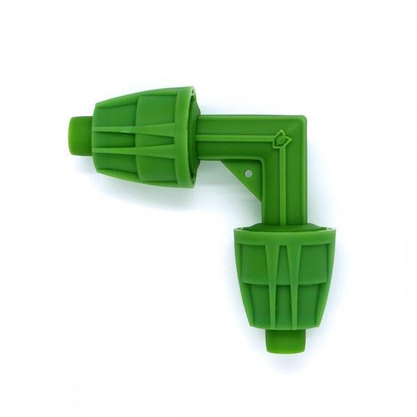 FloraFlex Micro Drip 16-17MM Pipe Fitting Elbow Connector - Perfect for Hydroponic Systems and Drip Irrigation Setups
