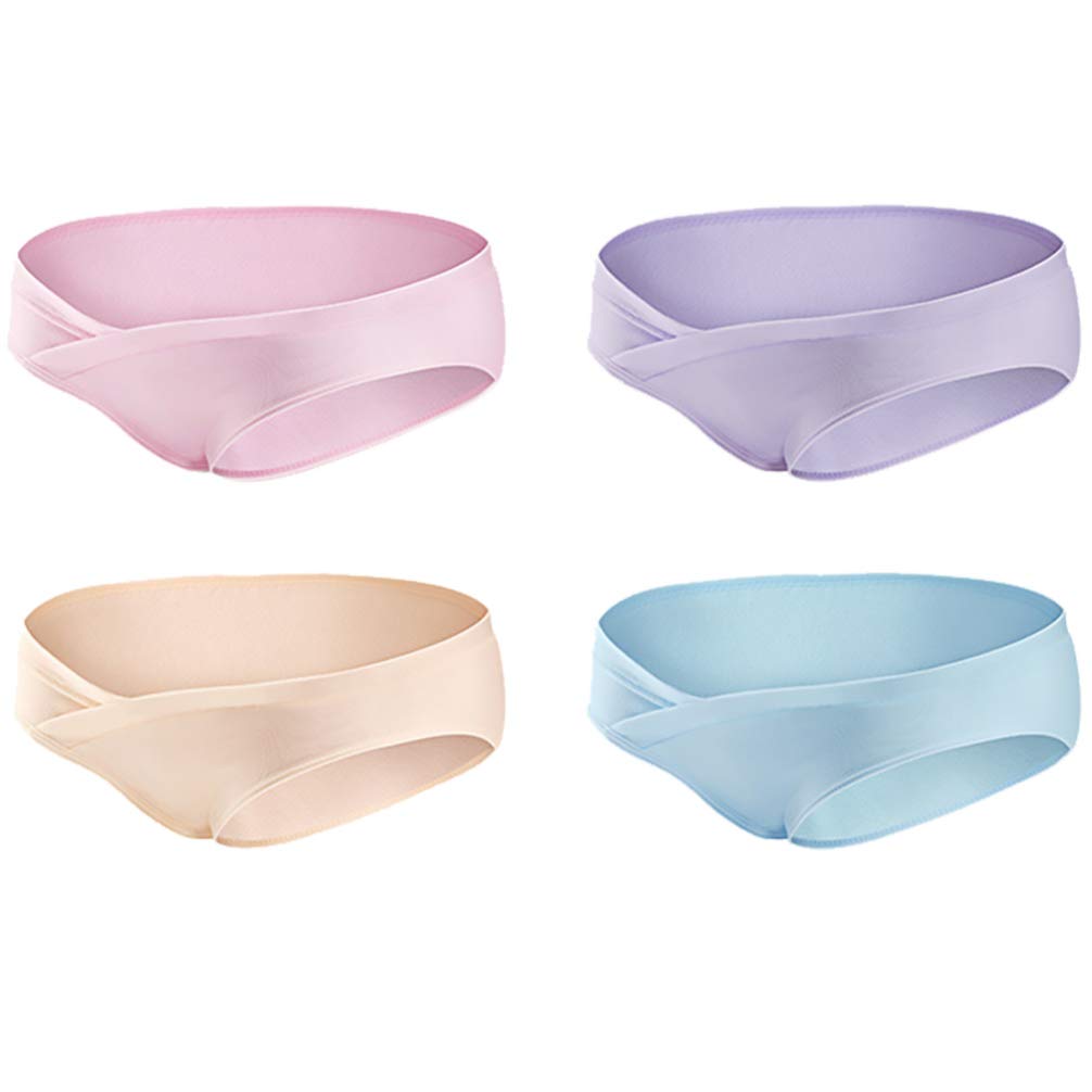 ARTIBETTER 4-Pack Women's Cotton Underwear - Breathable Soft Comfortable Briefs for Everyday Wear, Maternity & Pregnancy - Size M - Perfect for Daily Use, Workout & Christmas Gifts