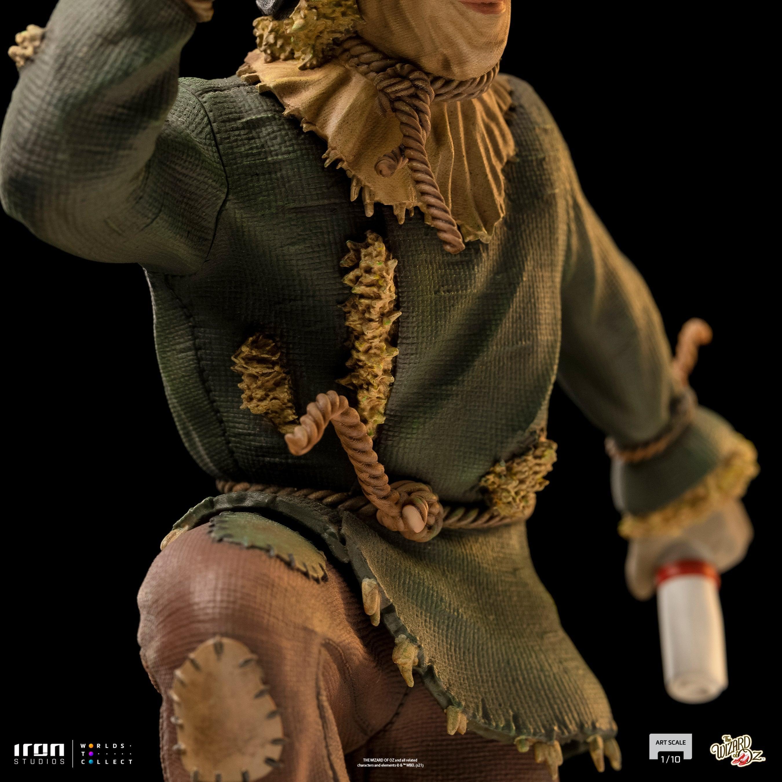Iron Studios Wizard of Oz Scarecrow BDS Art Scale 1/10 Statue - Collectible Movie Figure for Home Decor & Fan Display