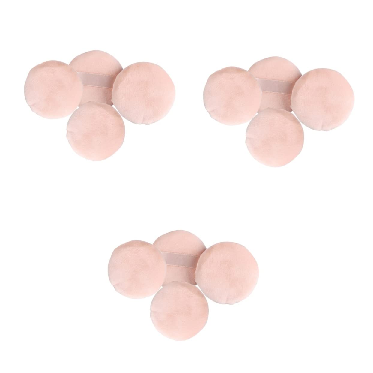 12 Pcs Blending Sponge Makeup Puffs - Soft Round Powder Sponge for Face & Body, Air Cushion Cosmetic Puff for Loose Powder, Foundation & Liquid Makeup Application - Perfect for Daily Makeup, Contouring & Professional Beauty Routines