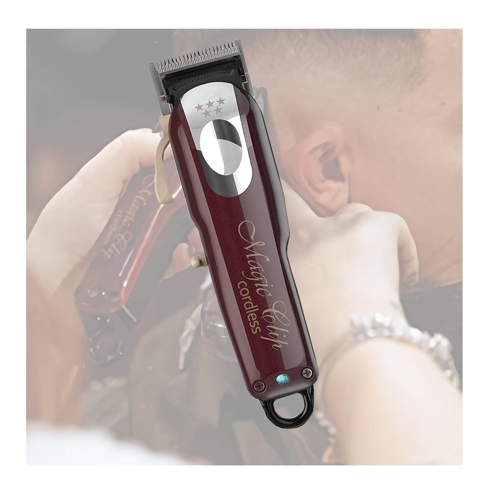 Professional Cordless Hair Clippers for Men - THOLZ Barber Trimmer with 100+ Minute Runtime, Rechargeable Hair Cutting & Grooming Kit for Home & Salon Use - Perfect for DIY Haircuts, Beard Trimming & Styling