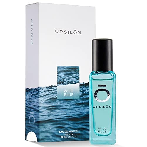 DK Wild Blue Aqua Perfume for Men - 20ml Eau De Parfum | Long-Lasting Fresh & Powerful Cologne | Luxury Scented Spray | Travel-Friendly Fragrance | Perfect for Daily Wear, Office & Special Occasions