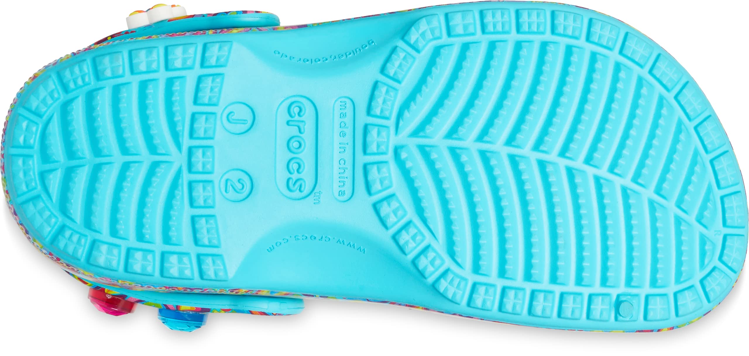 Crocs Unisex-Child Classic Lisa Frank Clogs | Kids & Toddler Water Shoes for Beach, Pool & Outdoor Play | Lightweight & Comfortable Summer Sandals