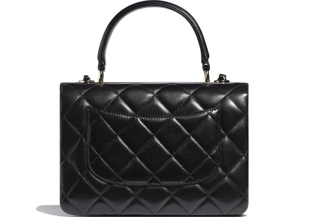 Chanel Small Flap Bag With Top Handle Black Ruthenium Hardware - Luxury Crossbody Shoulder Bag for Women | Perfect for Date Night, Parties & Special Occasions