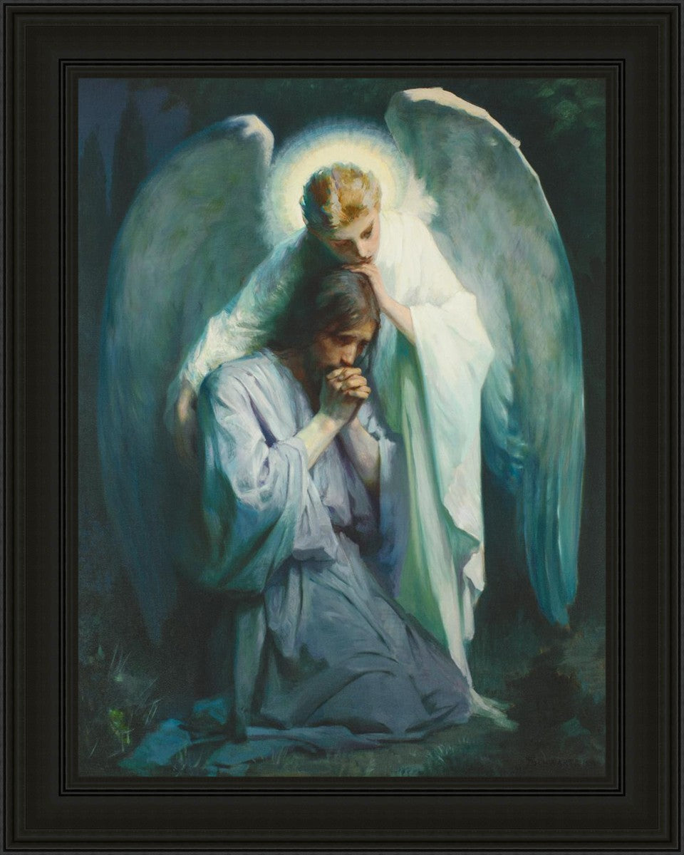 Agony in the Garden - Religious Art Print - Biblical Wall Decor for Home, Church & Office - Jesus Christ Prayer Scene - Christian Gift Idea