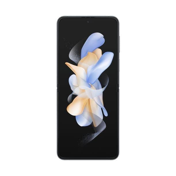 SAMSUNG Galaxy Z Flip 4 5G Unlocked Smartphone - US Version 256GB Storage in Blue | Refurbished | Perfect for Travel, Work & Stylish Selfies
