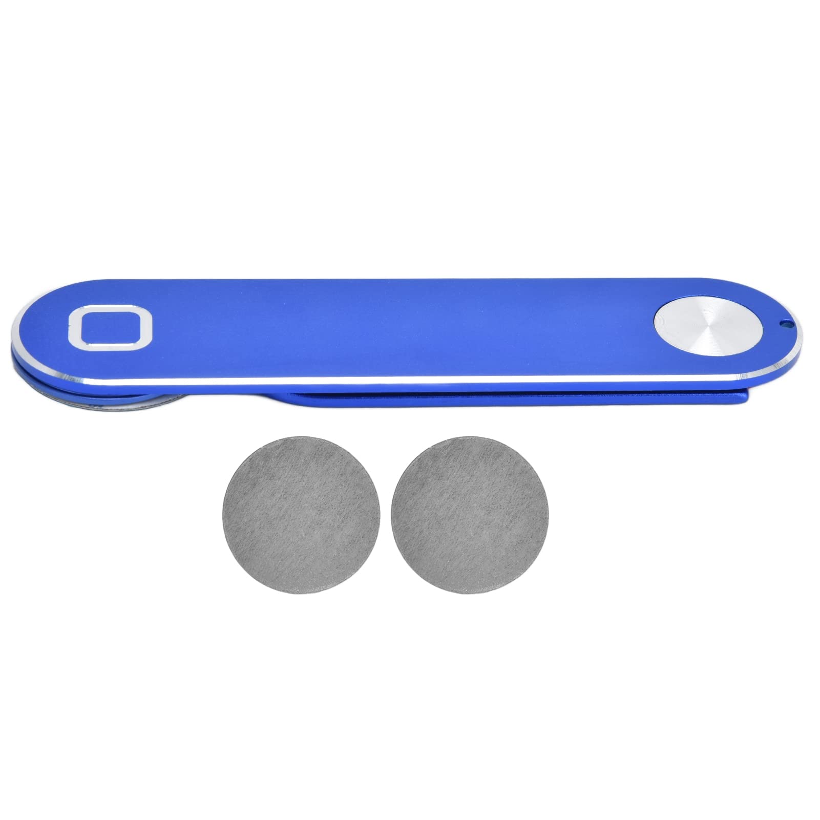Adjustable Laptop Phone Stand - Portable Monitor Mount for Home & Office (Blue) - Perfect Workspace Organizer