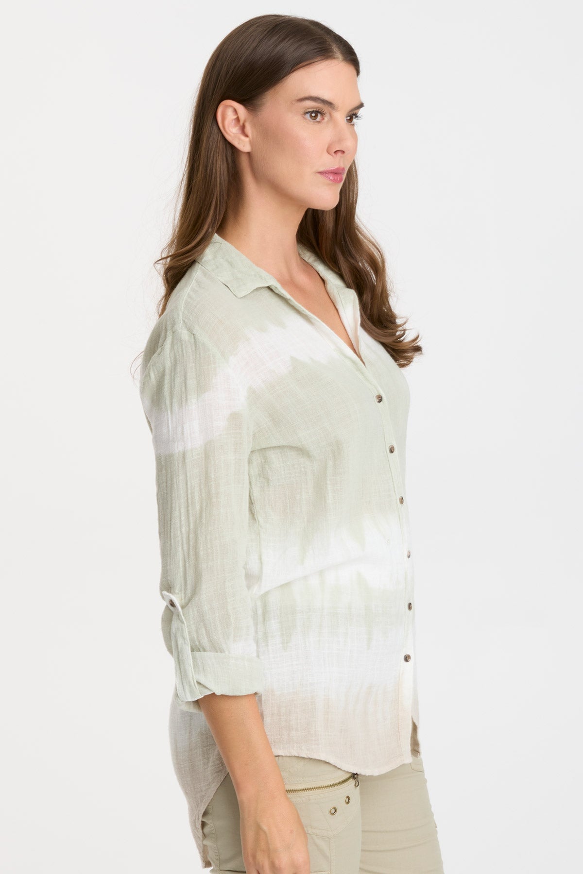 Stylish Porter Blouse in Caravel Wash Meadow - Perfect for Casual Outings & Office Wear