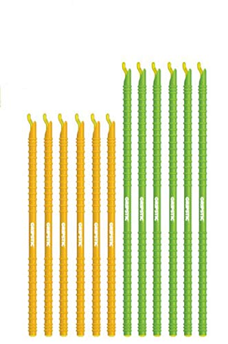 GRIPSTIC Reusable Chip Bag Clips - 12 Pack Large Airtight Food Storage Clips for Snacks, Chips, Cereal | Waterproof Seal for Kids Lunch, Kitchen Organization & Zero Waste Lifestyle (Patented Design)