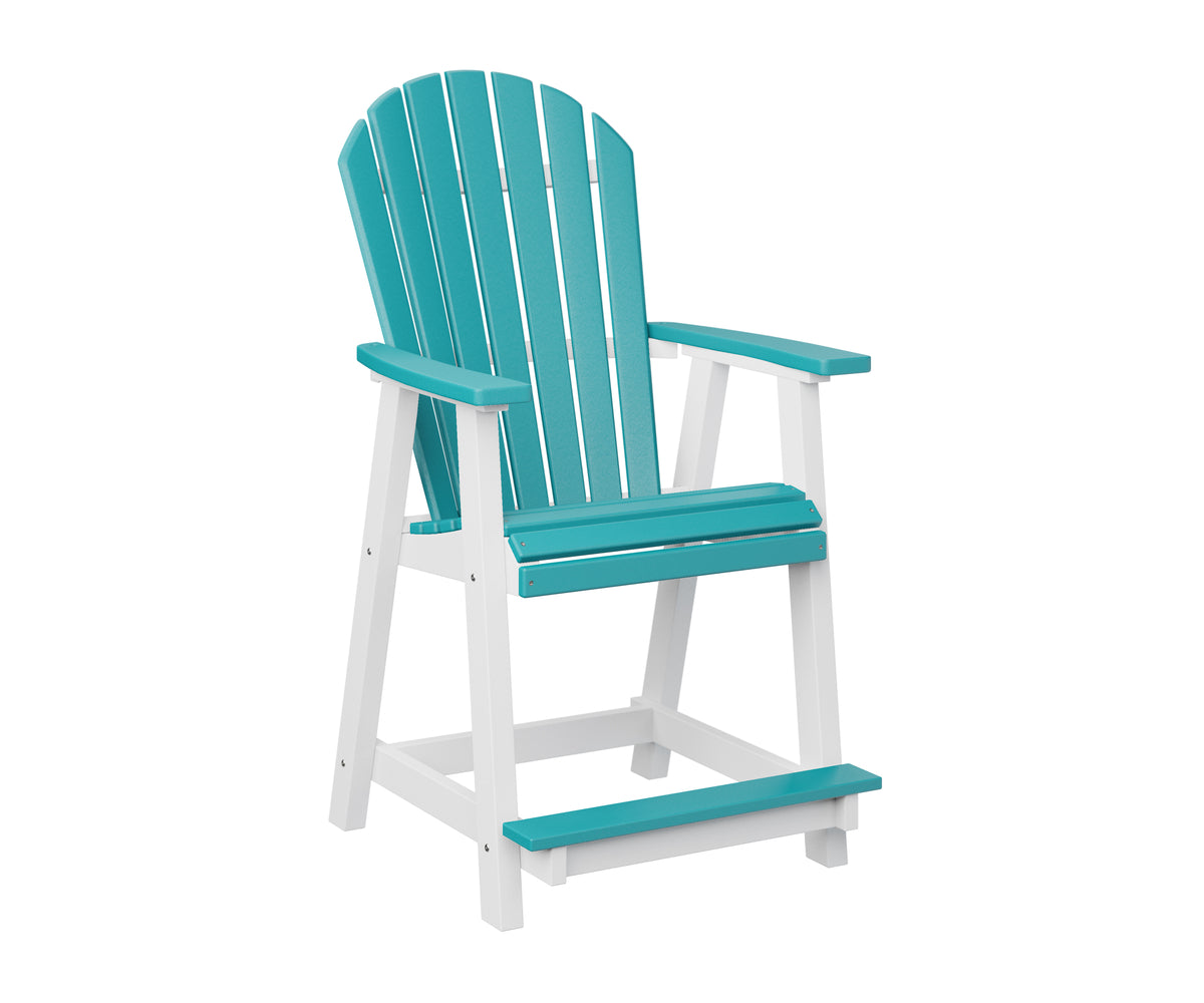 Berlin Gardens Comfo Back Counter Chair - Comfortable Bar Stool for Kitchen Island, Breakfast Nook & Home Bar - Adjustable Height & Padded Seat