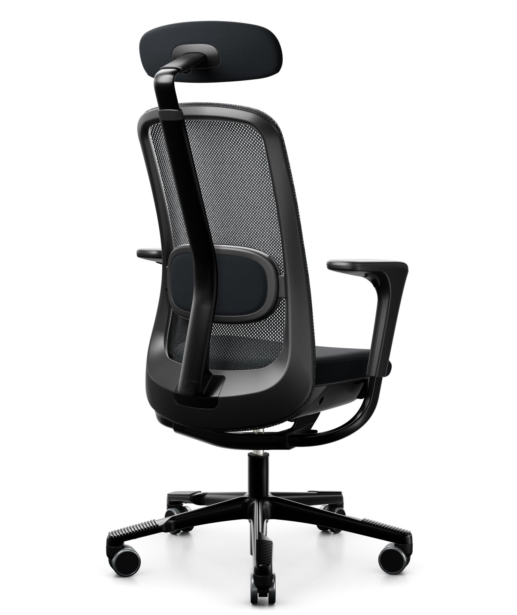 HÅG SoFi Mesh 7500 Ergonomic Office Chair with Adjustable Headrest & Lumbar Support - Breathable Black Mesh for Home & Office Workspaces