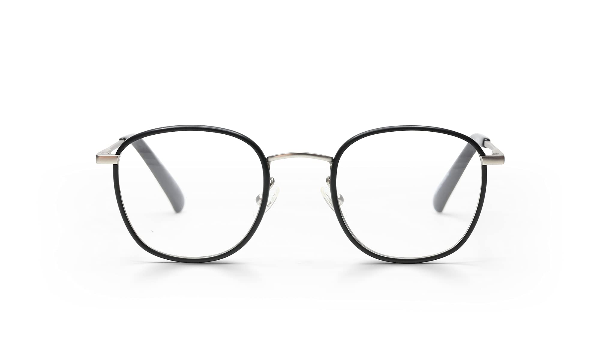 Eyebobs Inside Unisex Premium Reading Glasses for Men & Women - Square Frame Readers for Computer Work, Reading Books & Close-Up Tasks