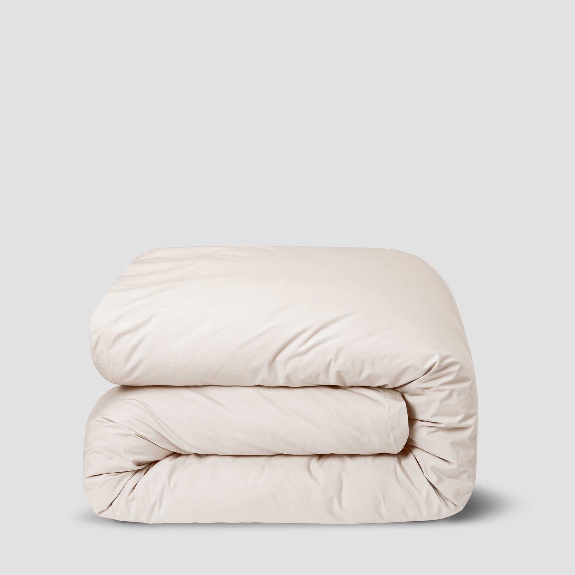 Premium Parchment Washed Cotton Percale Duvet Cover Set - Soft Breathable Bedding for All Seasons | Perfect for Master Bedroom, Guest Room & Vacation Homes