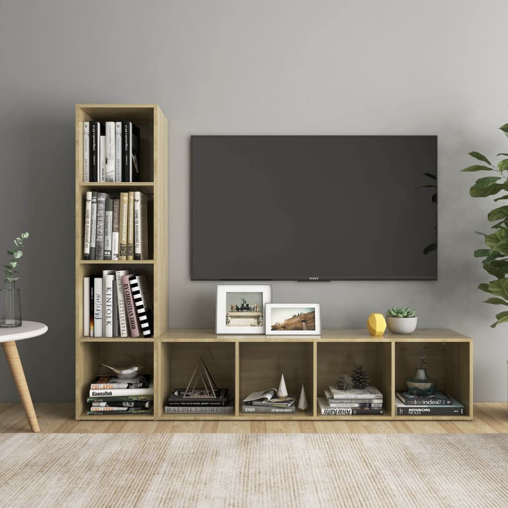 Modern TV Stand with Storage - 56